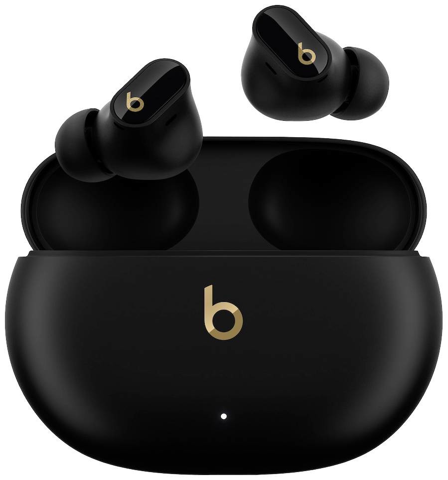Beats Studio Buds Plus Hi-Fi špuntová sluchátka Bluetooth® stereo černá/zlatá Potlačení hluku, Redukce šumu mikrofonu Nabíjecí pouzdro, odolné vůči potu,