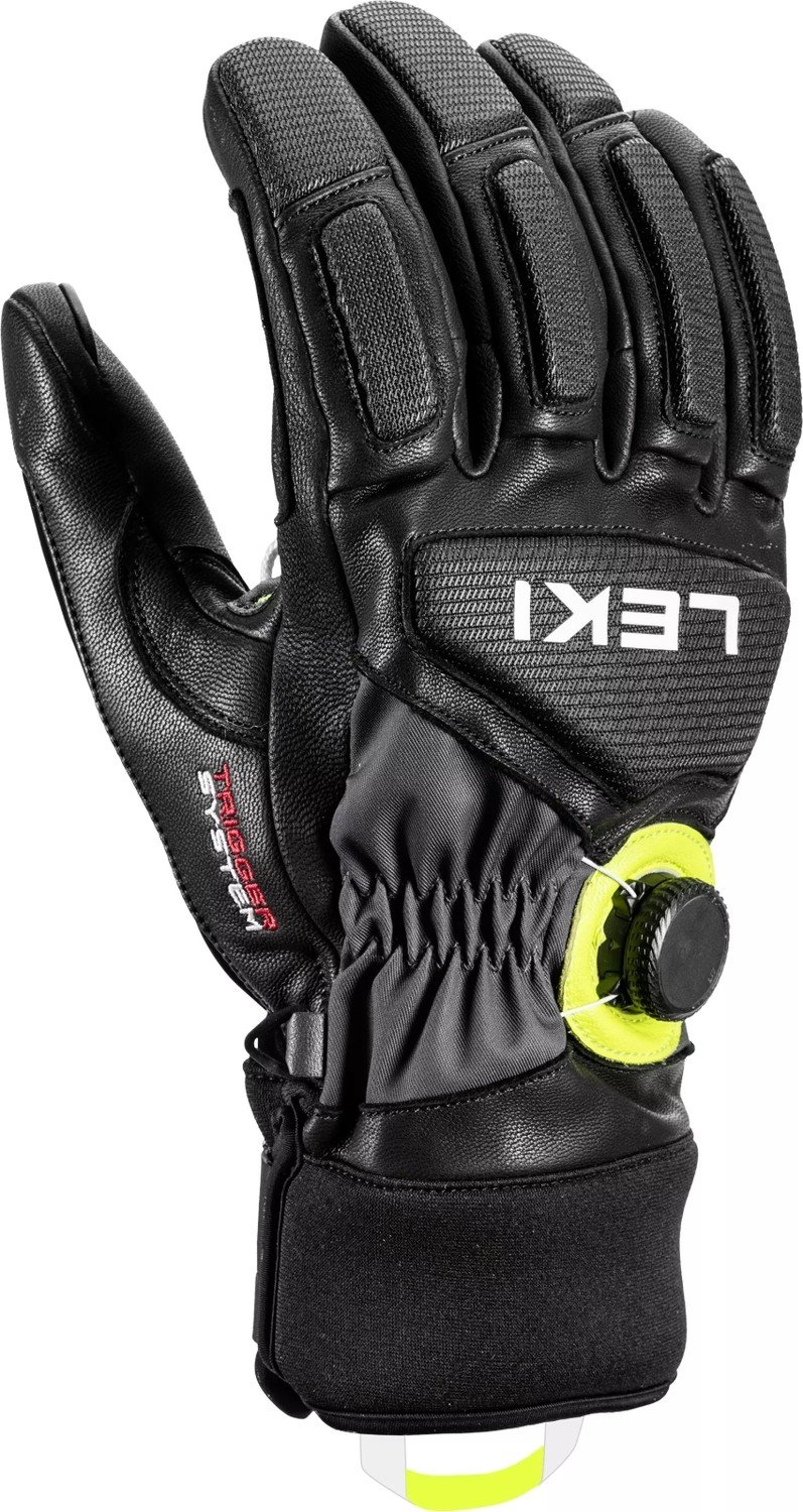 Leki Griffin Tune 3D Boa - black/graphite/ice lemon 9.0