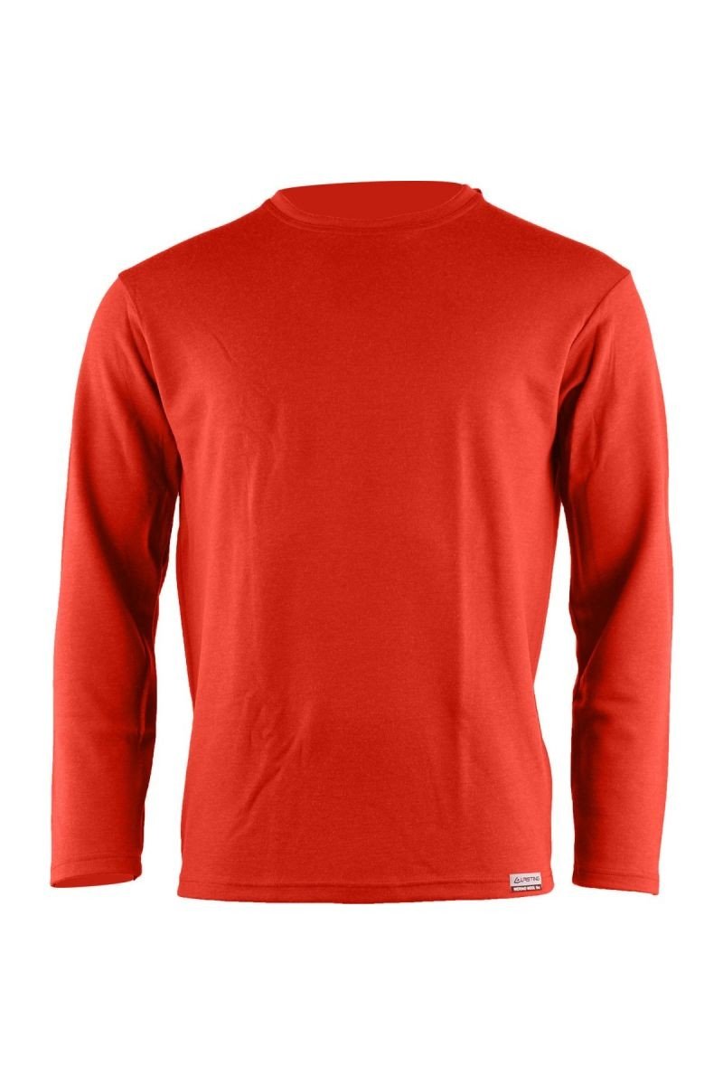 Lasting pánská merino mikina WOLK červená Velikost: M