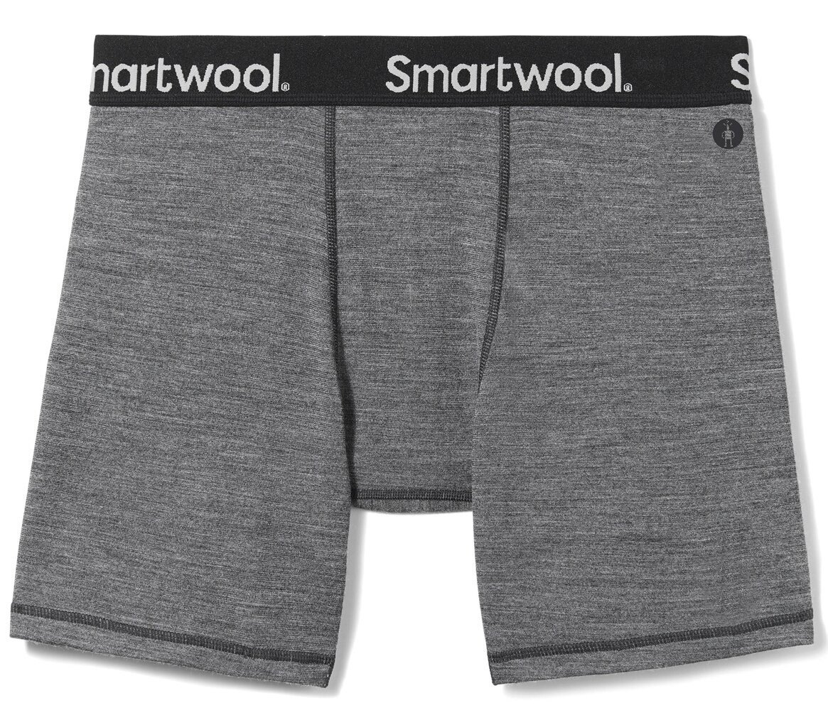 Smartwool BOXER BRIEF BOXED medium gray heather Velikost: L