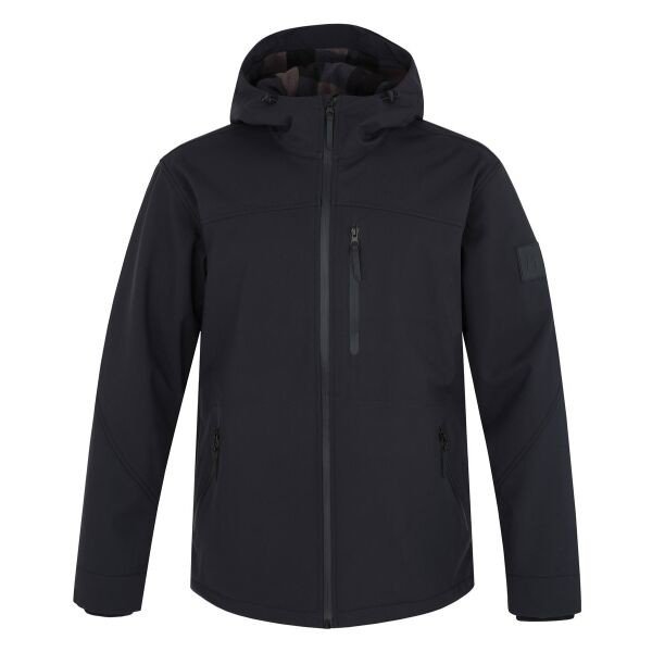 Hannah WANDER Pánská softshellová bunda s membránou, tmavě šedá, veľkosť XXL