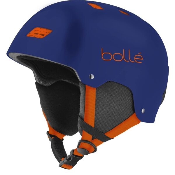 Bolle B-SLIDE JR Dětská lyžařská helma, tmavě modrá, veľkosť 48/52
