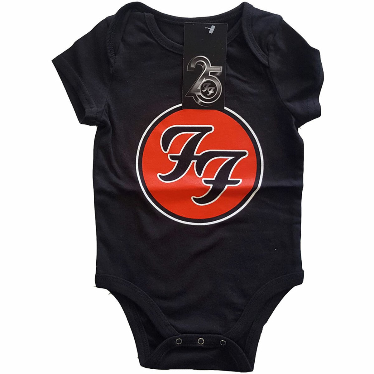 Dětské body dětské Foo Fighters - FF Logo - ROCK OFF - FOOBG04TB 6-9