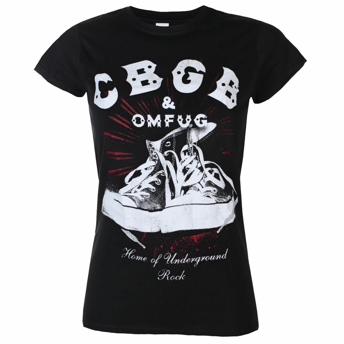 Tričko metal dámské CBGB - Converse - ROCK OFF - CBGBTS02LB S