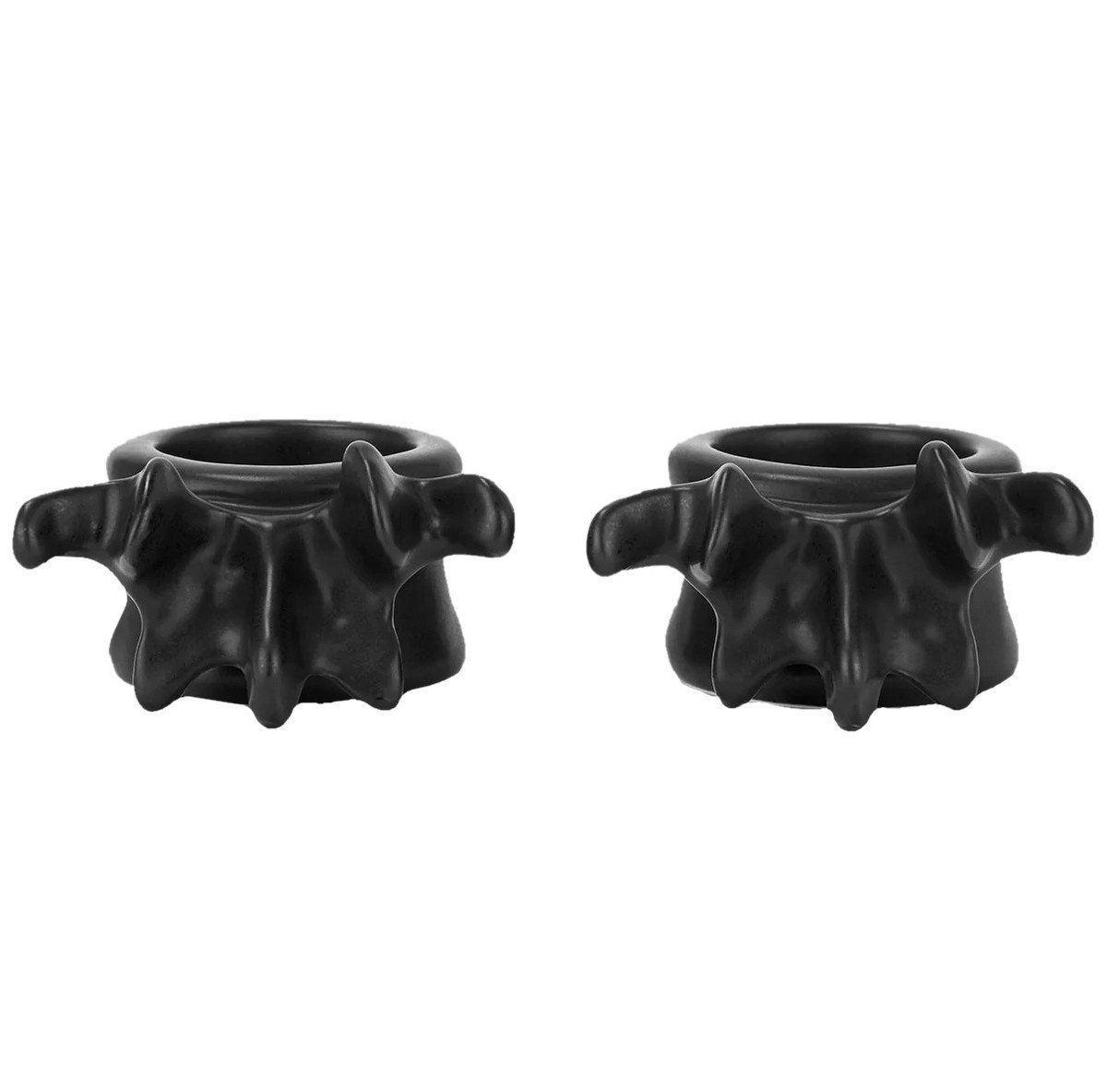 svícen (sada 2ks) KILLSTAR - Ossuary Tealight - Black