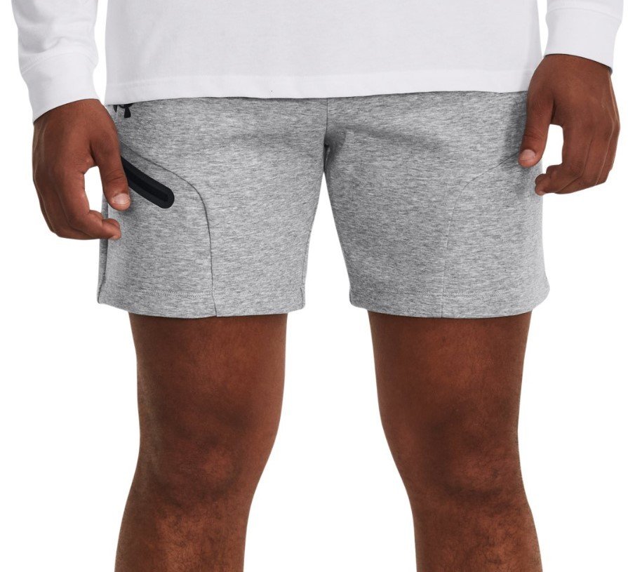 Šortky Under Armour UA Unstoppable Flc Shorts-GRY