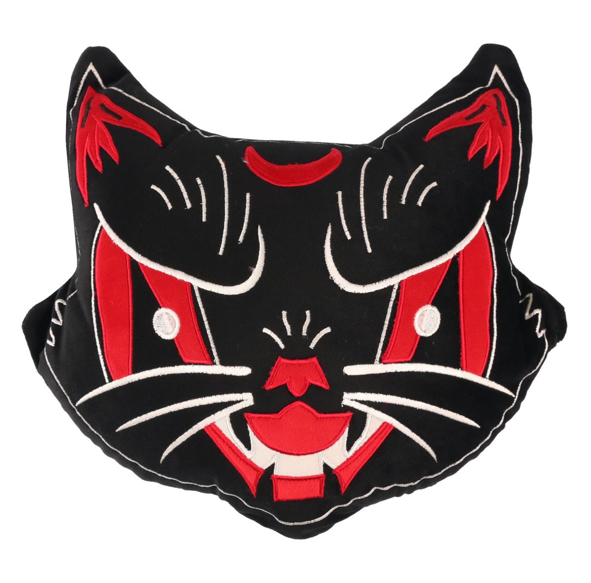 polštář KILLSTAR - Purr Evil Filled Shape - Red