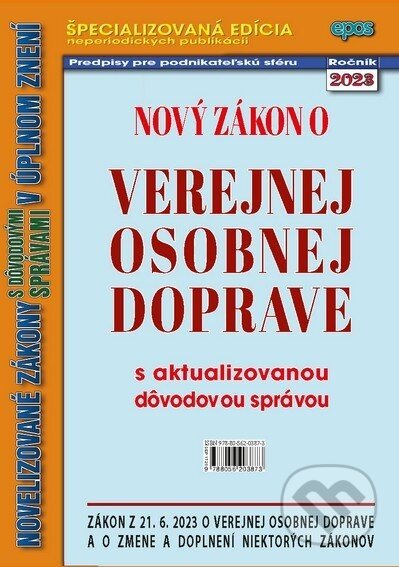 Nový Zákon o verejnej osobnej doprave - Epos