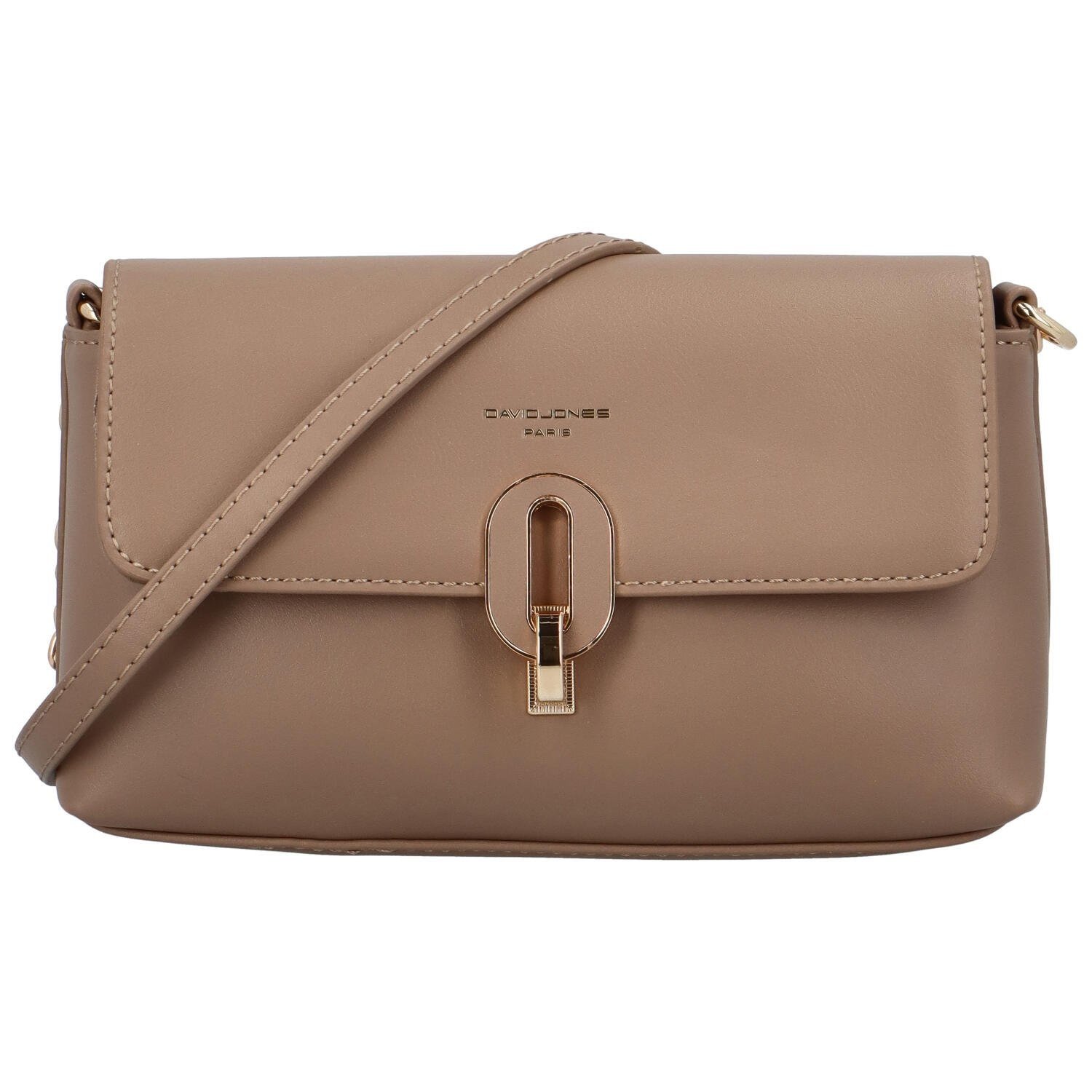 Dámská crossbody kabelka taupe - David Jones Carisa taupe