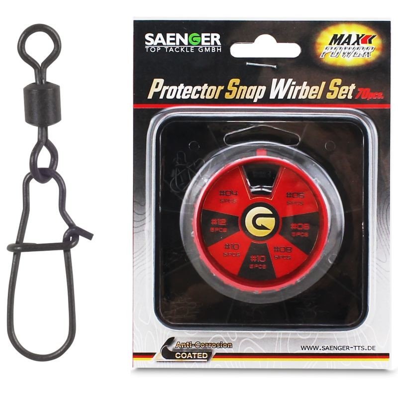 Saenger set obratlíků s karabinkou varianta C 70 ks-1929970