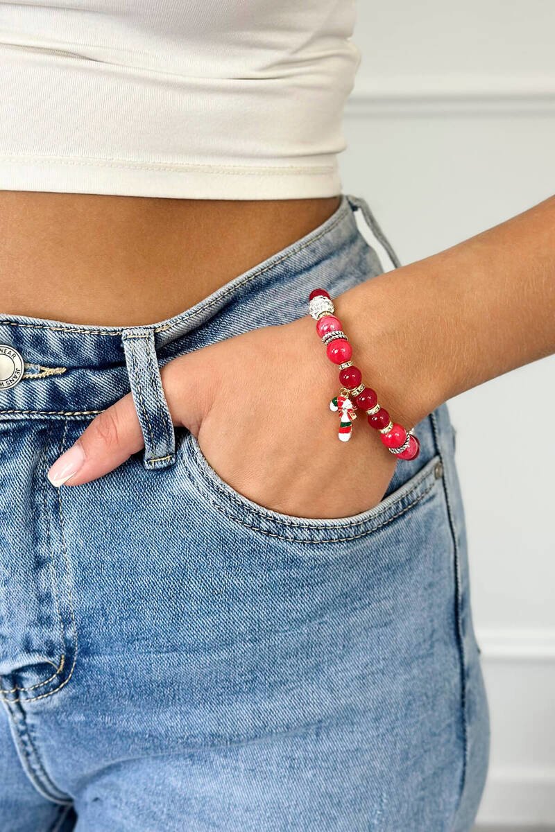 Vánoční náramek Vánoční hůl