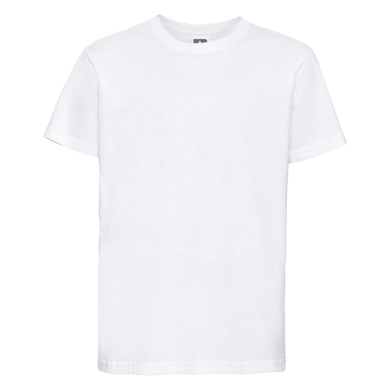 White Children's T-shirt Slim Fit Russell