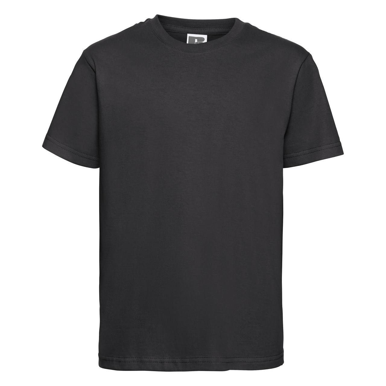 Black Slim Fit Russell T-shirt