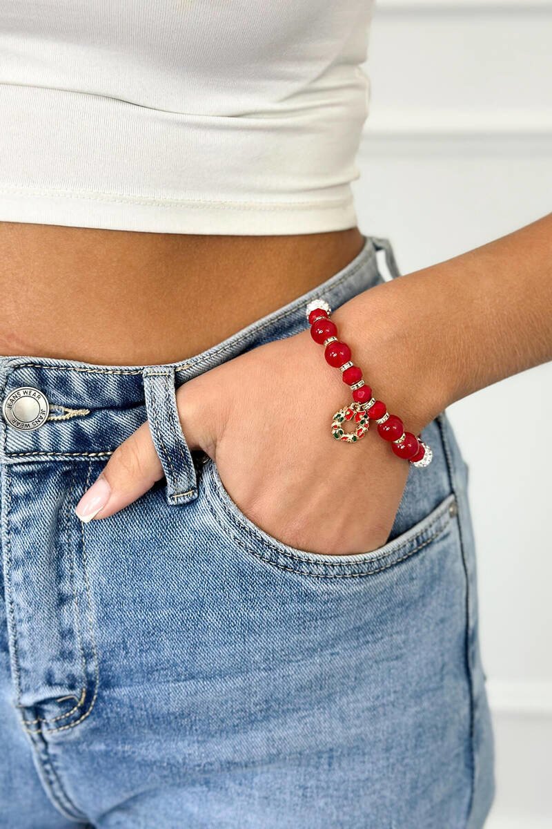 Vánoční náramek Věnec