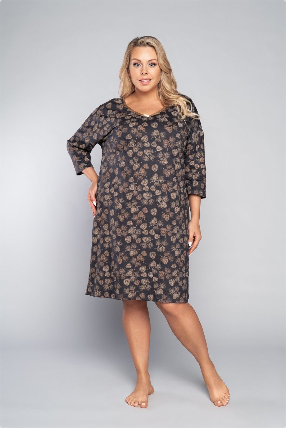 Dámská košile Pinnia 3/4 rukáv - potisk