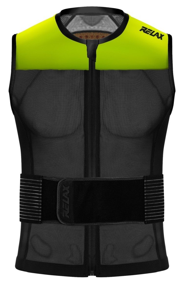 Relax Chránič páteře Speedmaster Evo JR. černá/neon žlutá Velikost: XS
