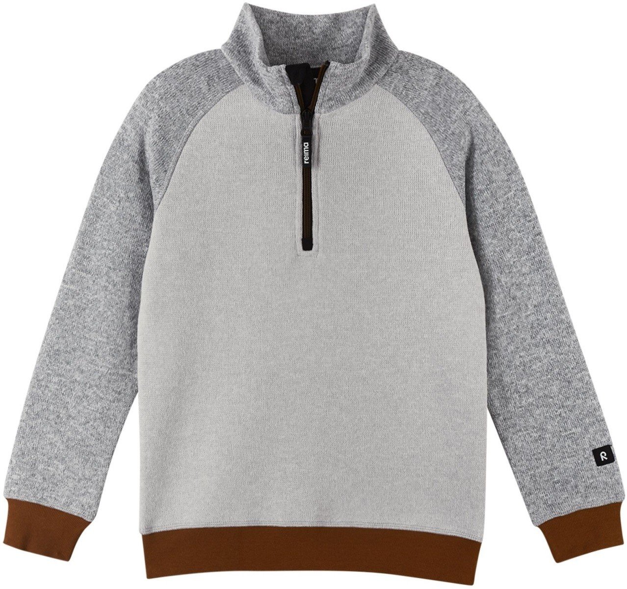 Dětský fleecový svetr reima neulus světle šedá 164