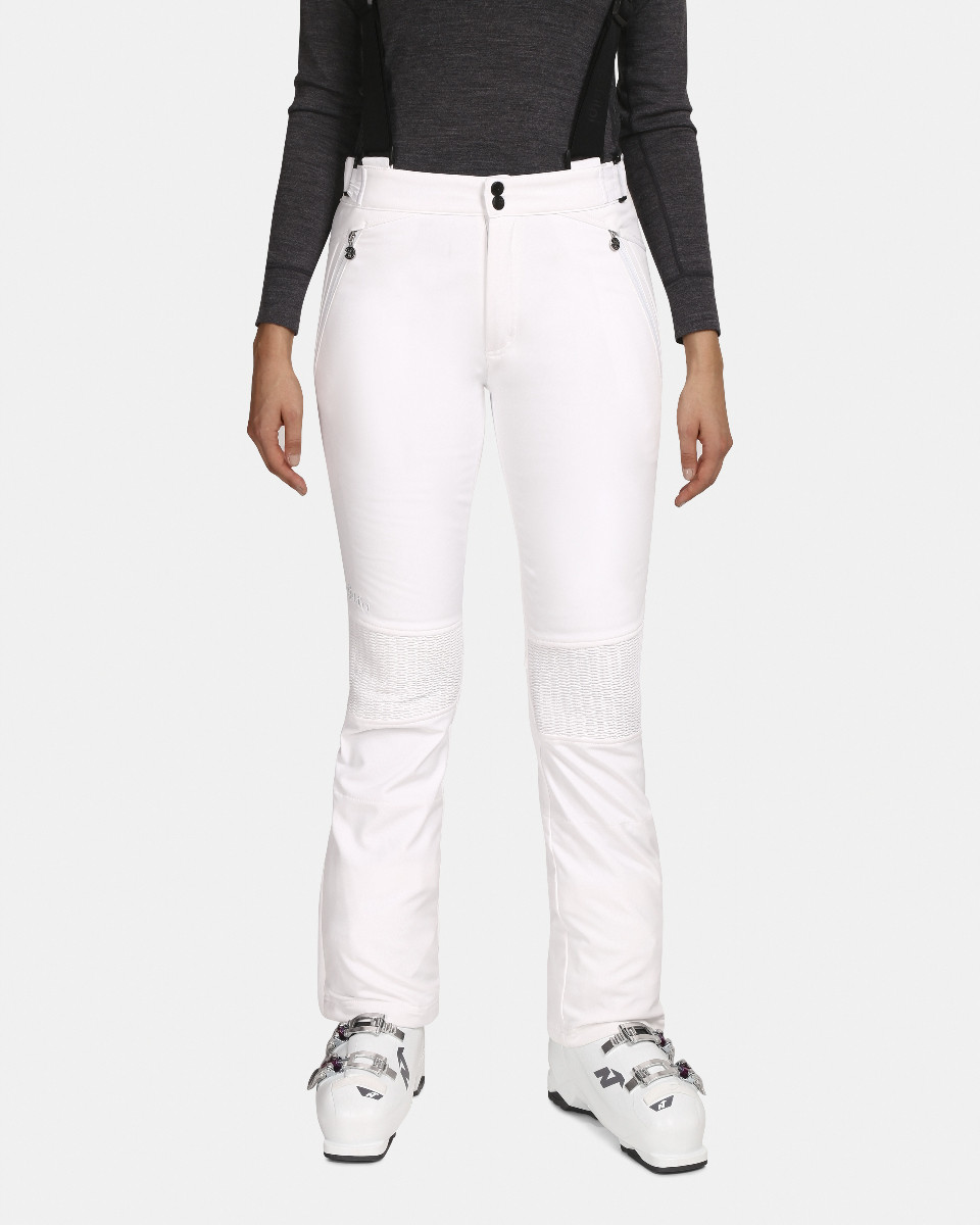 Dámské softshellové lyžařské kalhoty kilpi dione-w bílá 36
