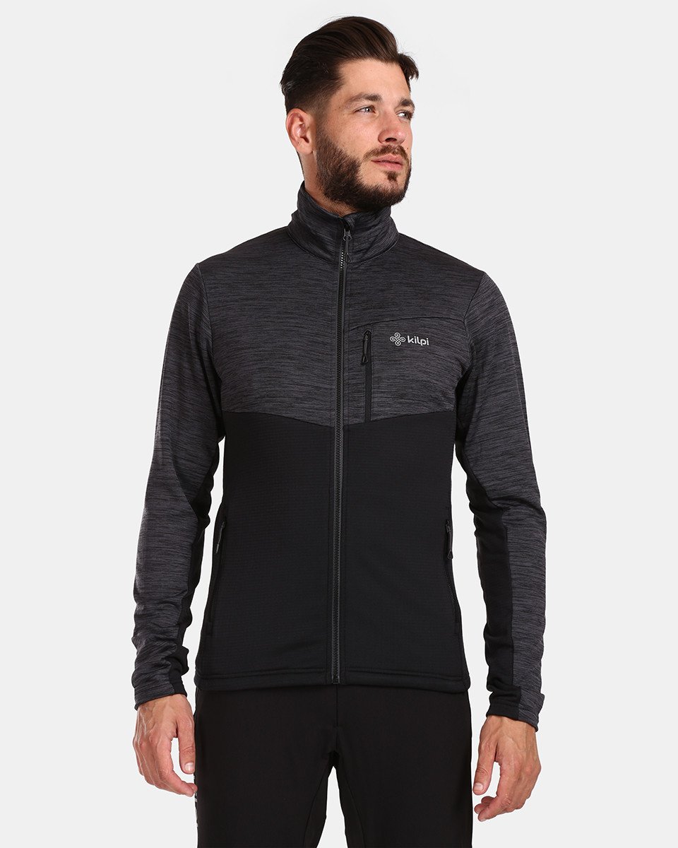 Pánská strečová mikina kilpi erin-m černá 3xl