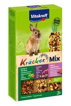 Vitakraft Rodent Rabbit Poch. Kräck Trio Mix 3ks
