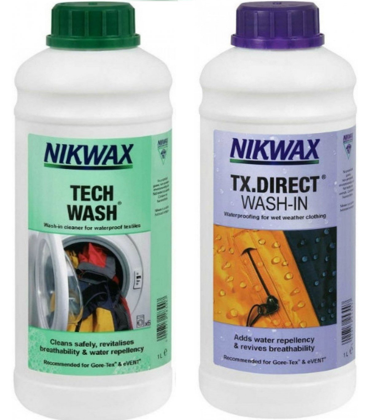 NIKWAX sada prací prostředek Tech Wash a impregnace TX.Direct Wash-In (1000 + 1000 ml)