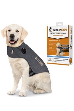ThunderShirt® zklidňující vesta, šedá + 3 x více zooBodů - velikost M