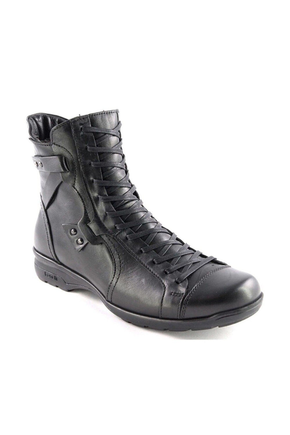Forelli Women's Black Women's Comfort Boots From Genuine Leather 18353
