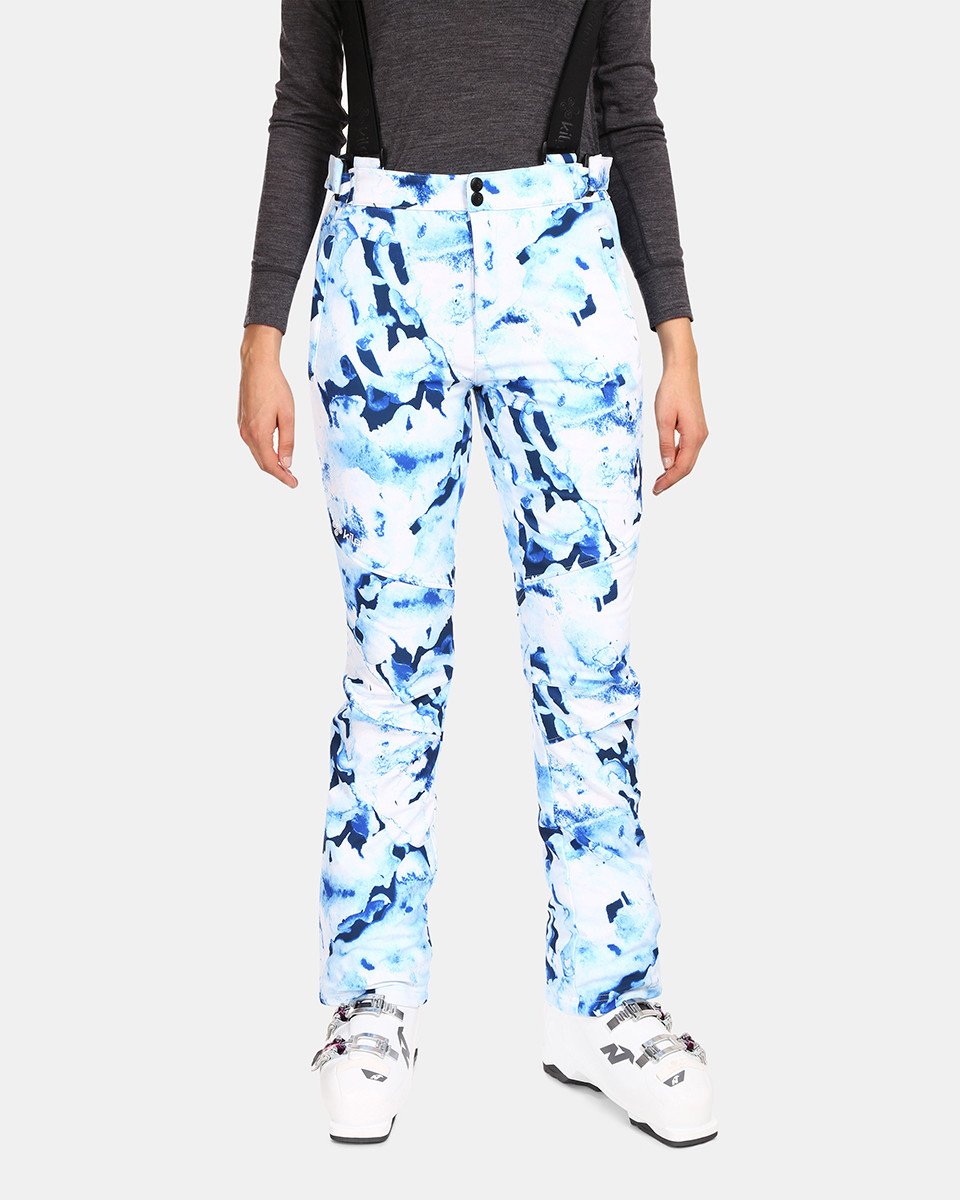 Dámské softshellové lyžařské kalhoty kilpi torien-w bílá 36