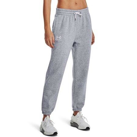 Under Armour Dámské fleecové tepláky Essential Fleece Joggers mod gray light heather S