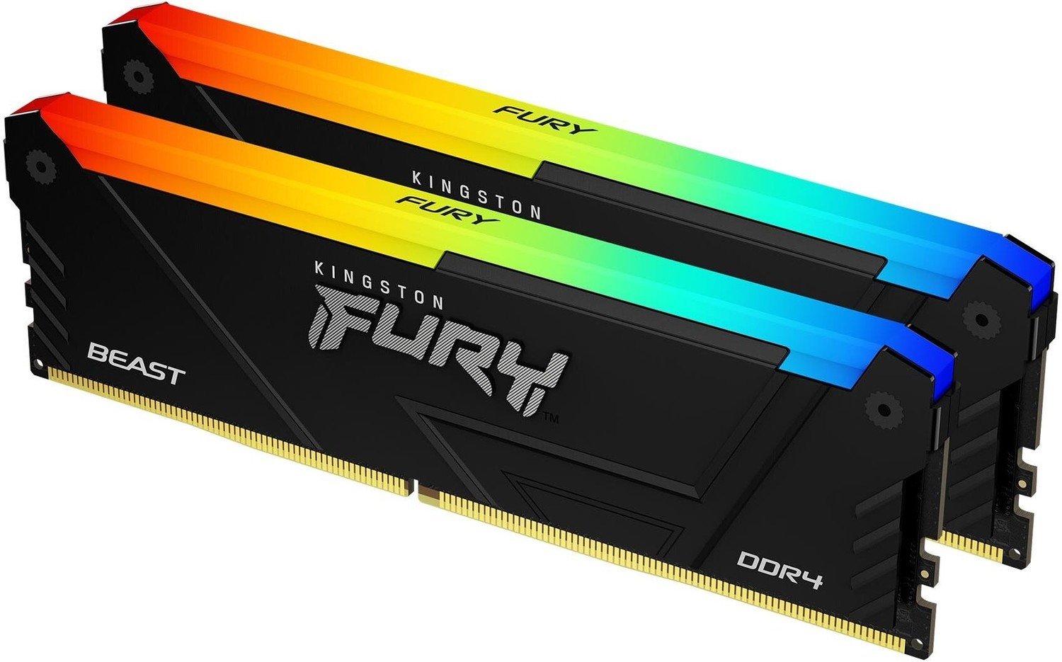 Kingston Fury Beast RGB 16GB (2x8GB) DDR4 3600 CL17 - KF436C17BB2AK2/16