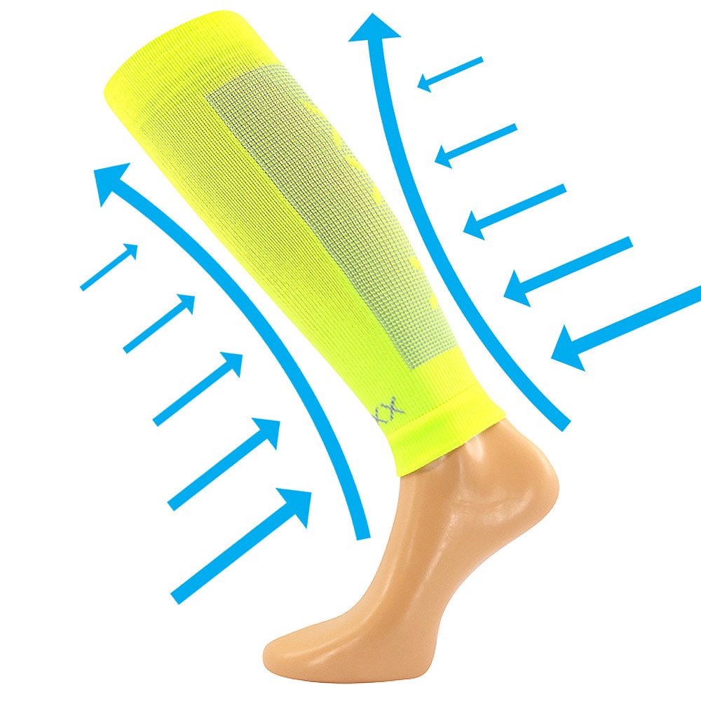 VOXX® kompresní návlek Formig - lýtko neon žlutá 1 pár S-M 117960