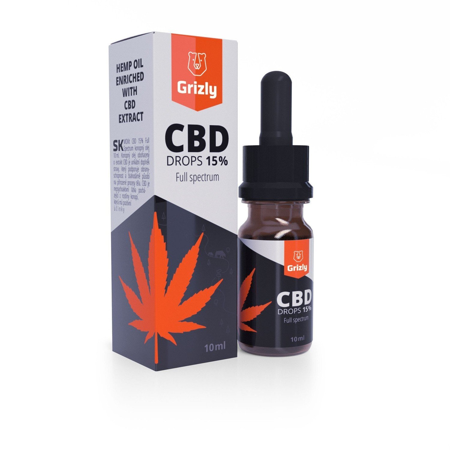 GRIZLY 15% CBD Oil  expirace