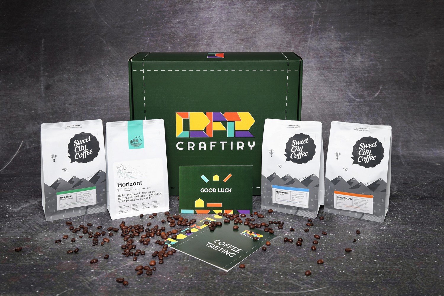 Domácí degustace 4 druhů káv