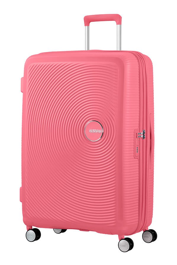 SAMSONITE AMERICAN TOURISTER SOUNDBOX SPINNER 77/28 TSA EXP SUN KISSED CORAL