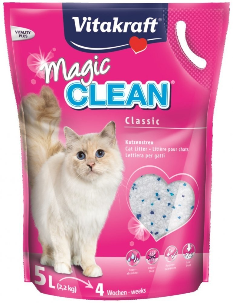 VITAKRAFT MAGIC CLEAN SILIKONOVA PODSTÍLKA 5 L, 2415506
