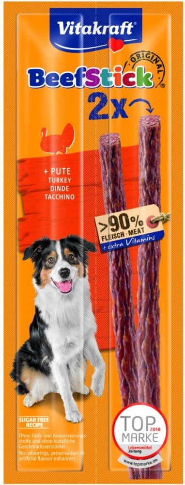 VITAKRAFT BEEF STICK MOŘCÍ 2 KS, 24 G, 18439