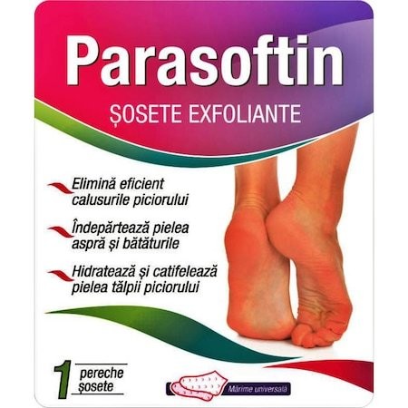Zdrovit Rozdrcené exfoliační ponožky parasin 1 ks