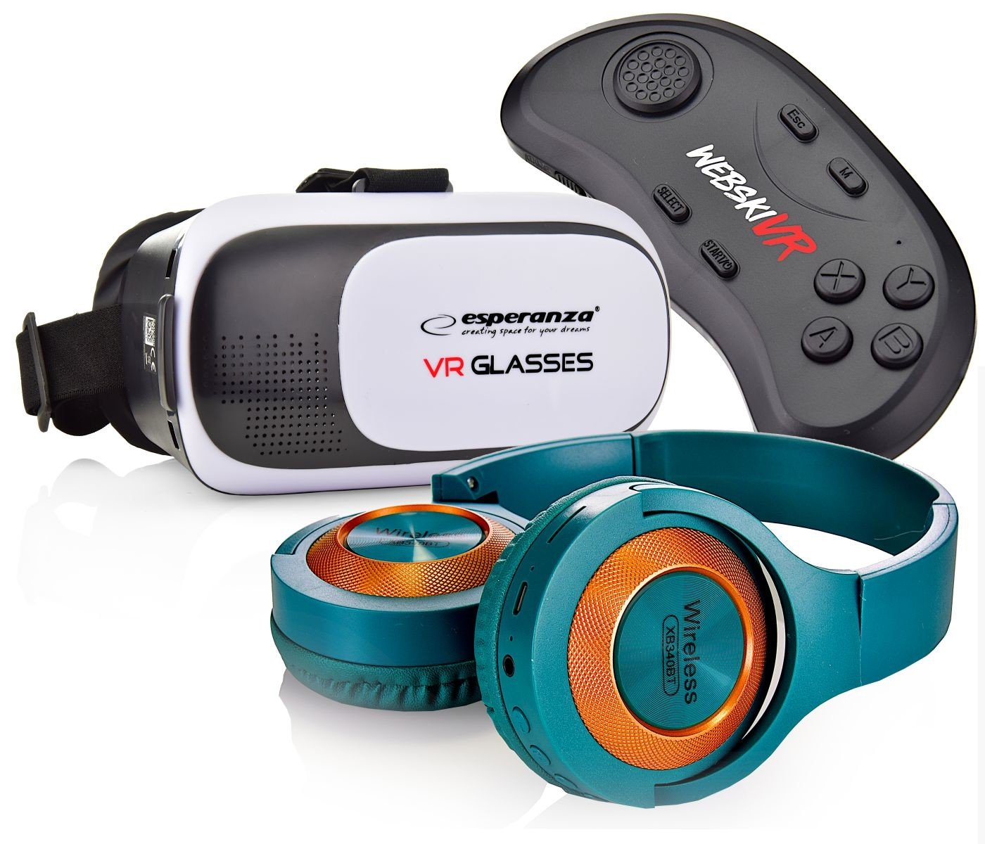 Nejlepší dárek Pro Miminko Brýle Vr+ Sluchátka