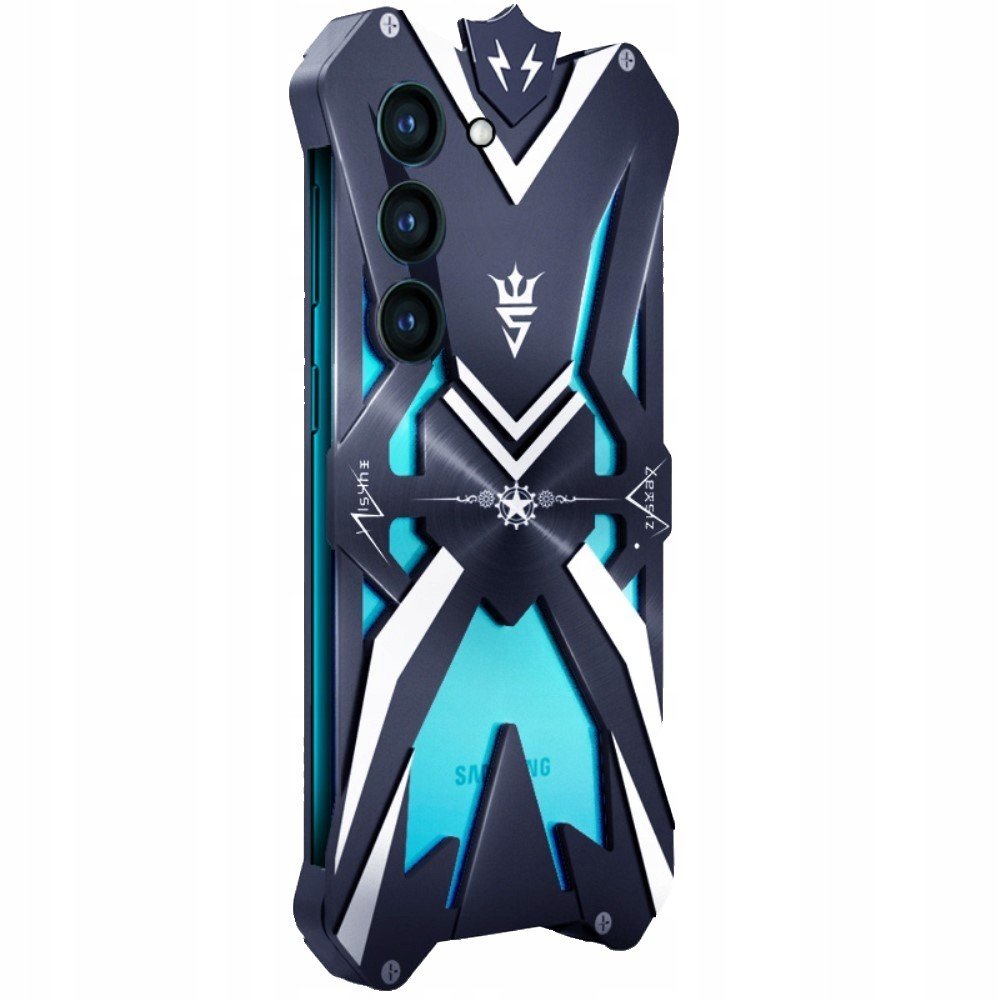 Pancéřové Pouzdro Hliníkové Pouzdro Pro Galaxy S22 Kovové Case Odolná Záda