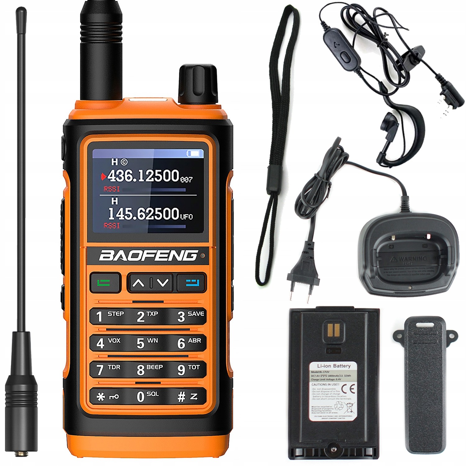 Radiotelefon Baofeng UV-17E Walkie Talkie Pmr Vhf Uhf Usb-c