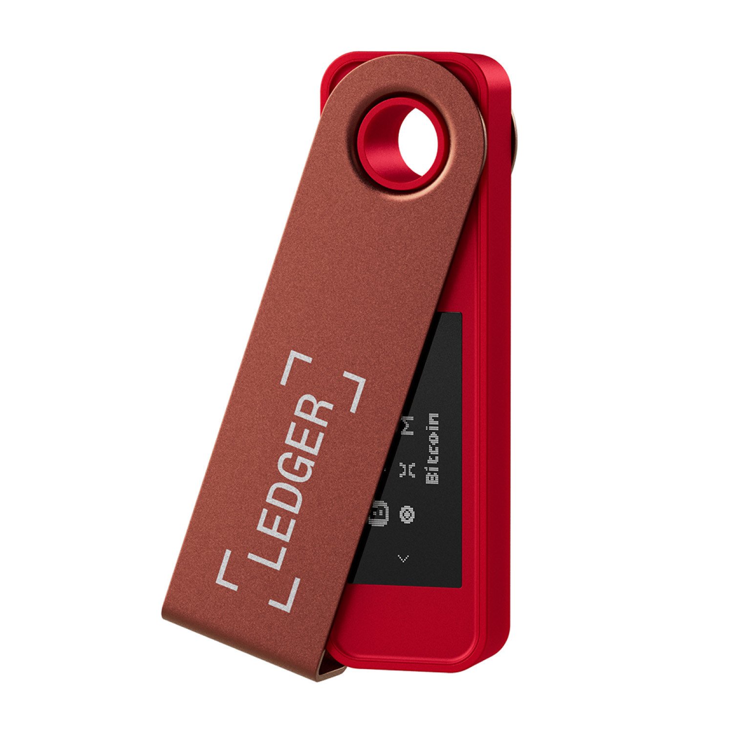 Ledger Nano S Plus Bezpečná peněženka pro kryptoměny Červená