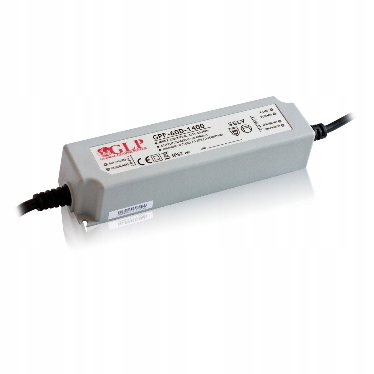 Napájecí Zdroj Glp 60W 1.4A 45V IP67 GPF-60D-1400