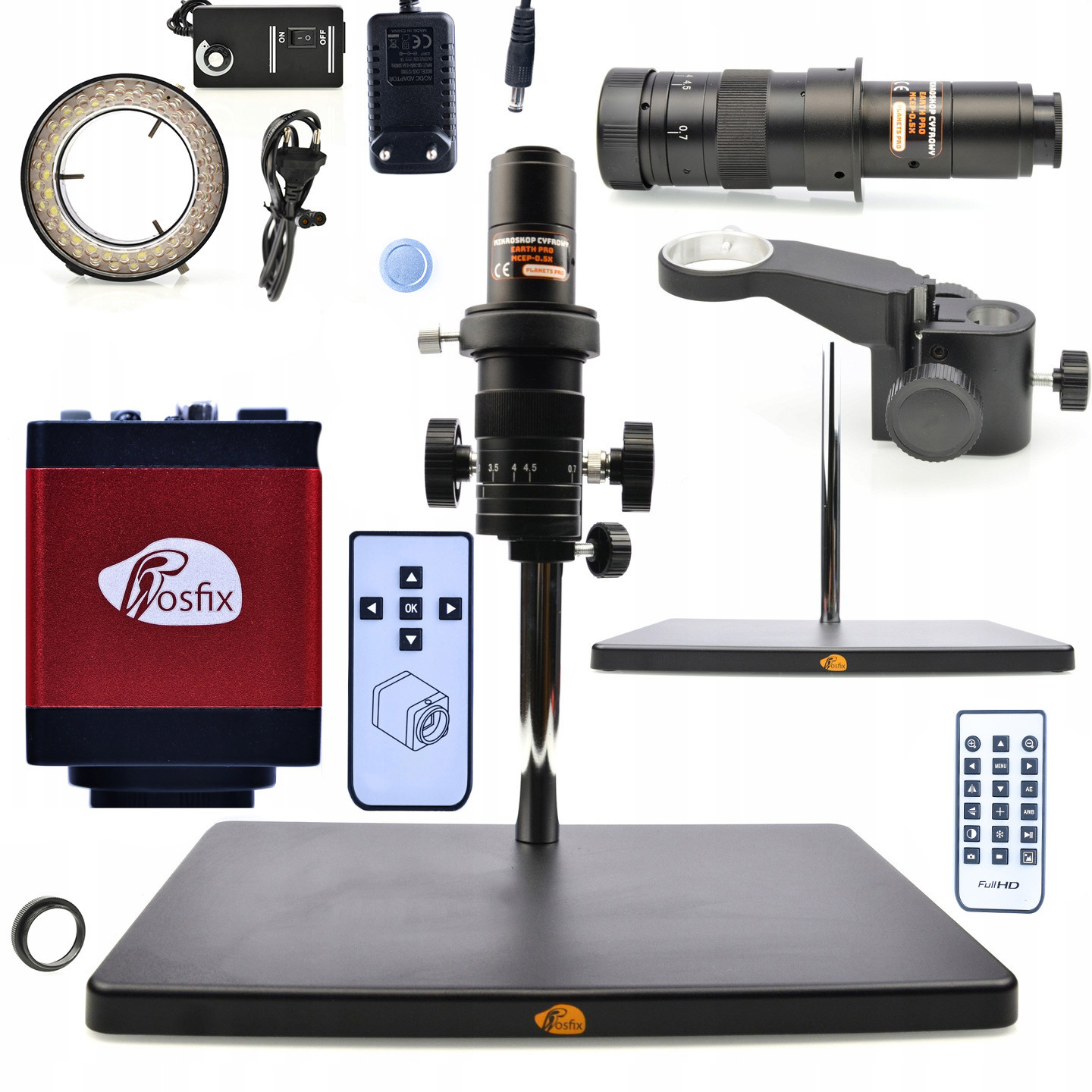 Digitální Mikroskop Pro Pájení Kamera rosfix 4K 16MP Sada Planet XXL