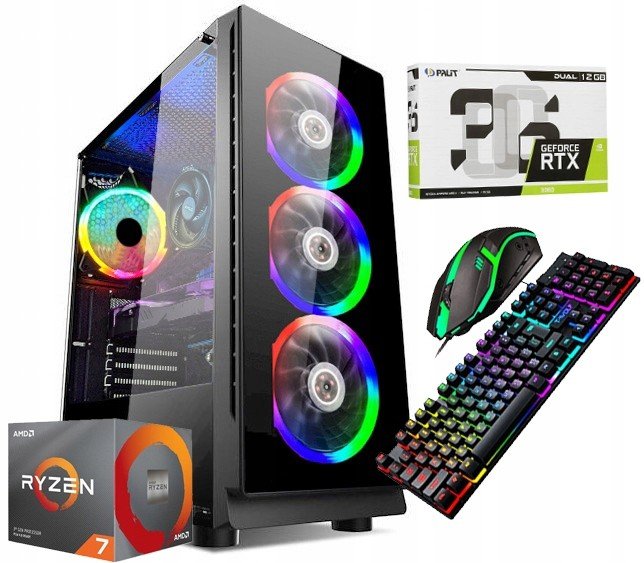 Pc Ryzen 7|RTX 3060 12GB|16GB|SSD|WIN