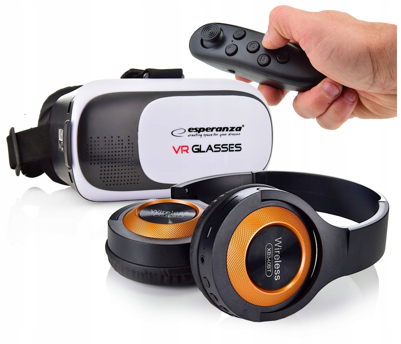 Okulary Vr Pilot Bluetooth sada sluchátky