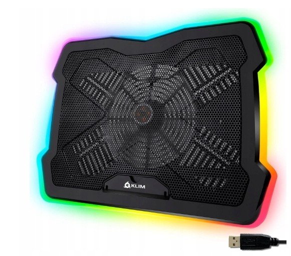 Klim Ultimate Chladící podložka pod notebook Rgb podsvícená