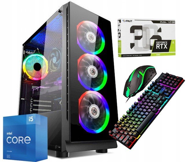 Pc Do Her Intel i5 32GB RTX3060 Dual 12GB WIN11