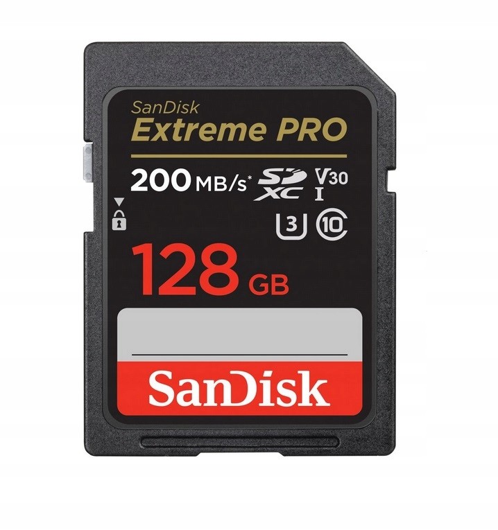 Sandisk Sdxc 128GB Extreme Pro 200mb/s/90mb/s