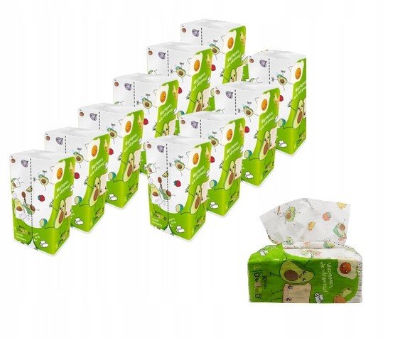 10x 150ks vytahovací papírové ručníky Zz Avocado
