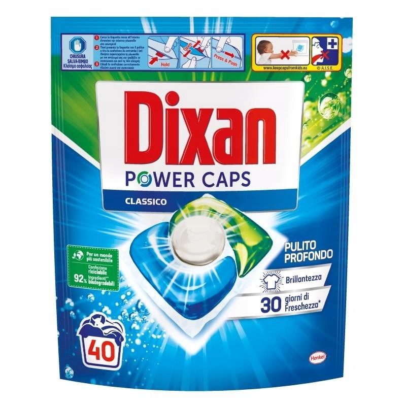 Dixan Power Caps Classico univerzální kapsle 40 ks